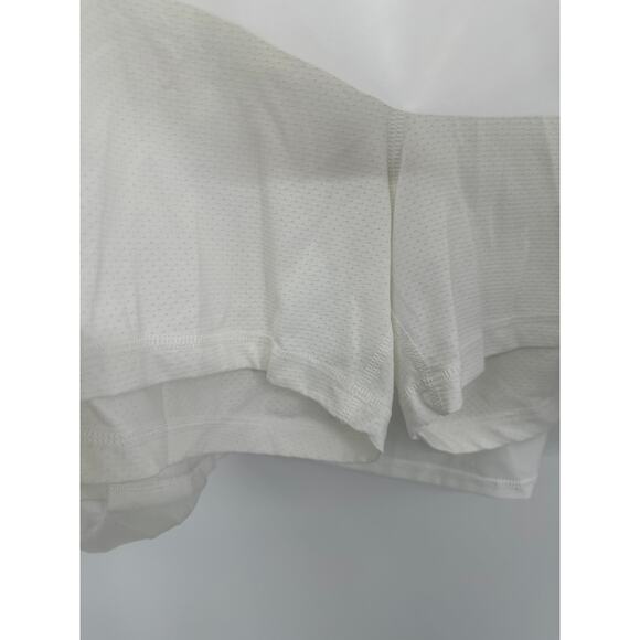 Calia Skirt Women XXL White Tulip Hem Built In Shorts Mini Skort Mid Rise - Picture 6 of 9